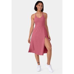 Halara Everyday Midi Chill Dress-La Land Begonia Rouge Size 2X NWT 282